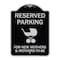 Signmission Reserved Parking for New Mothers & Mothers to Heavy-Gauge Aluminum Sign, 24" x 18", BS-1824-23090 A-DES-BS-1824-23090 - alternate 1